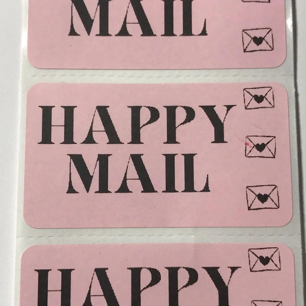 100 Happy Mail thermal stickers #995